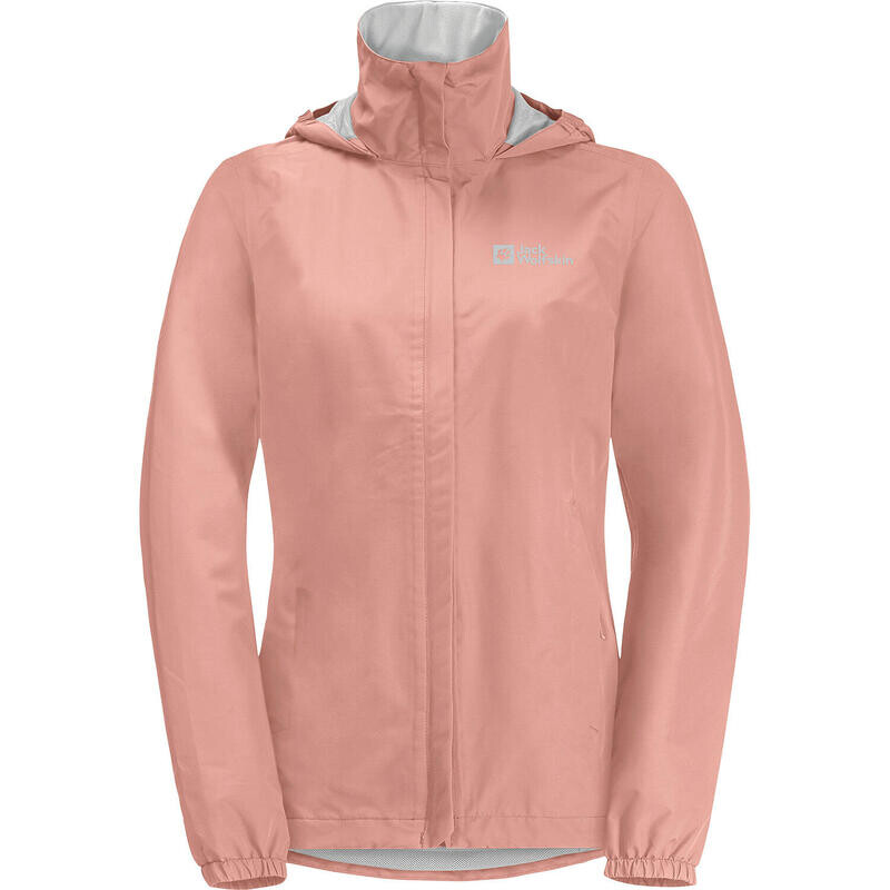 

Женский походный дождевик Jack Wolfskin, цвет mango