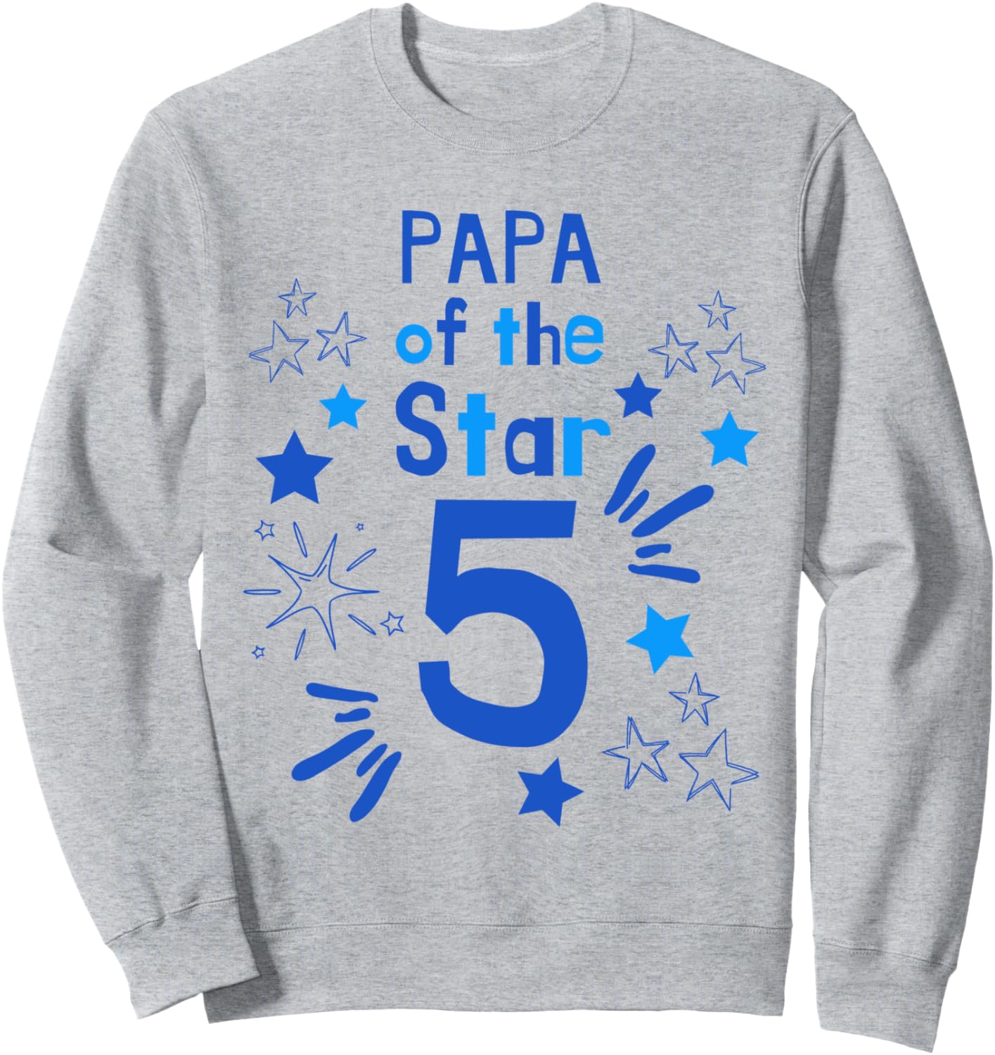

Толстовка с надписью Star Daddy Shine Star Theme для семейной вечеринки в честь 5-летия Family Look Star Theme Glamorous Decorations Gifts, серый