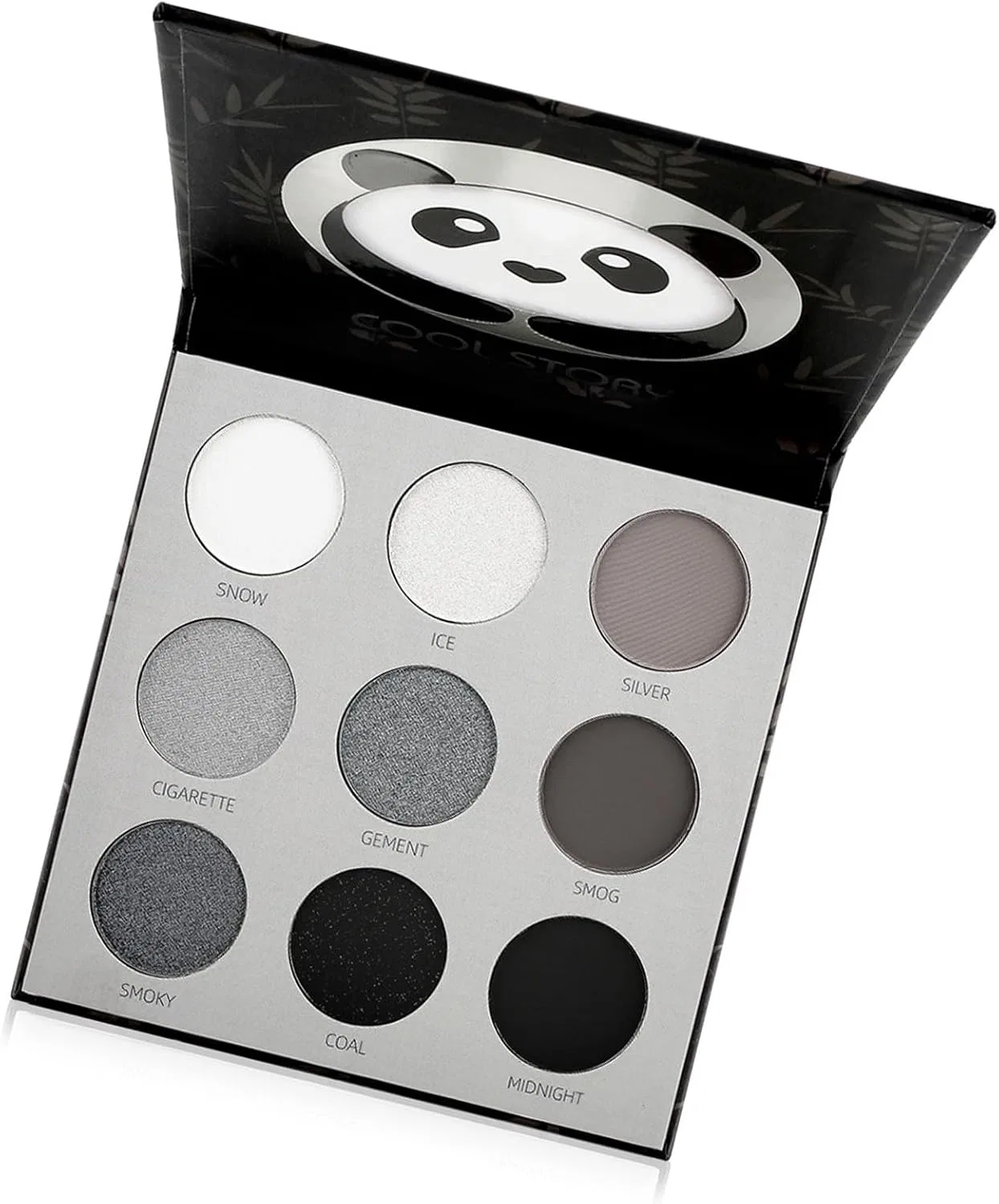 Палетка теней для век Smokey Eye 9 цветов Uitndvyte матовые и мерцающие, мультиколор — фото 4