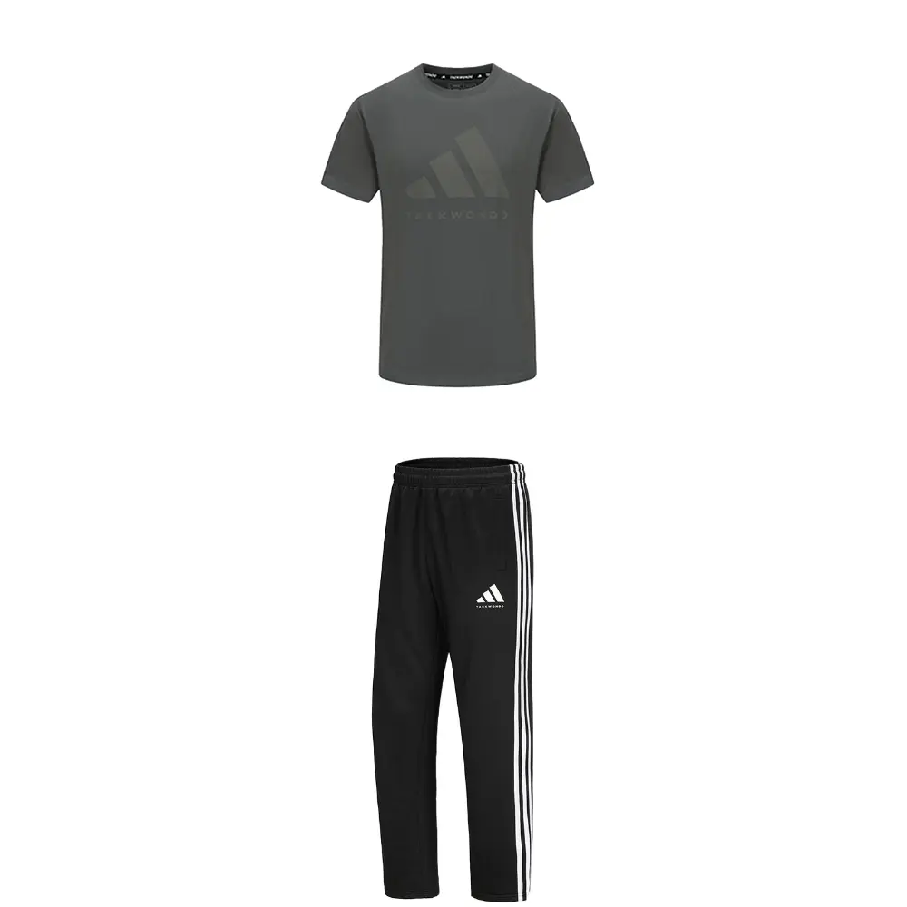 

Adidas Тхэквондо Casual Спортивный костюм Unisex Серый+Black