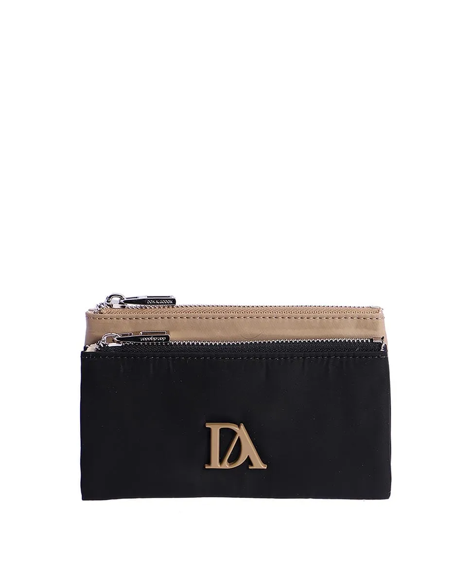 

Большой женский кошелек Дарина с застежкой-молнией Don Algodón, черный