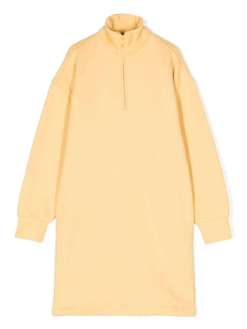 Платье с логотипом и застежкой-молнией до середины груди Fear Of God Essentials Kids, желтый