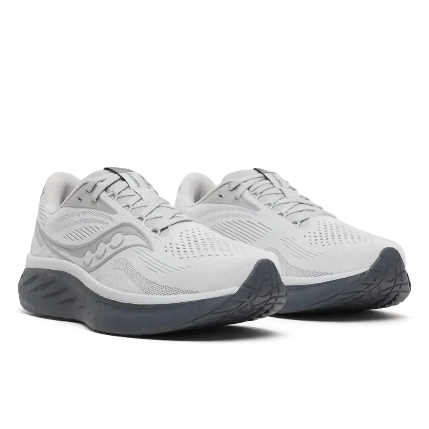 SAUCONY Мужские беговые кроссовки Ride 18 в цвете Cloud Shadow — фото 2