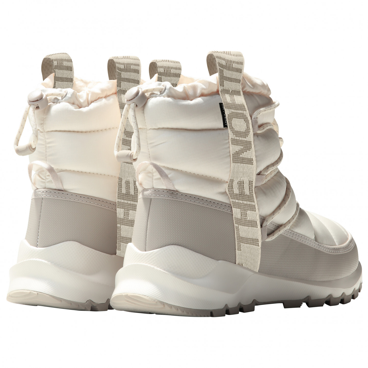 Женские зимние ботинки The North Face Thermoball стеганые на шнуровке, черный — фото 3