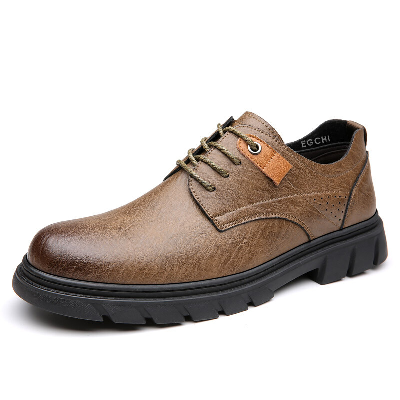 Туфли мужские Men"s Casual Men Mid-Top Egchi, темно-коричневый — фото 3