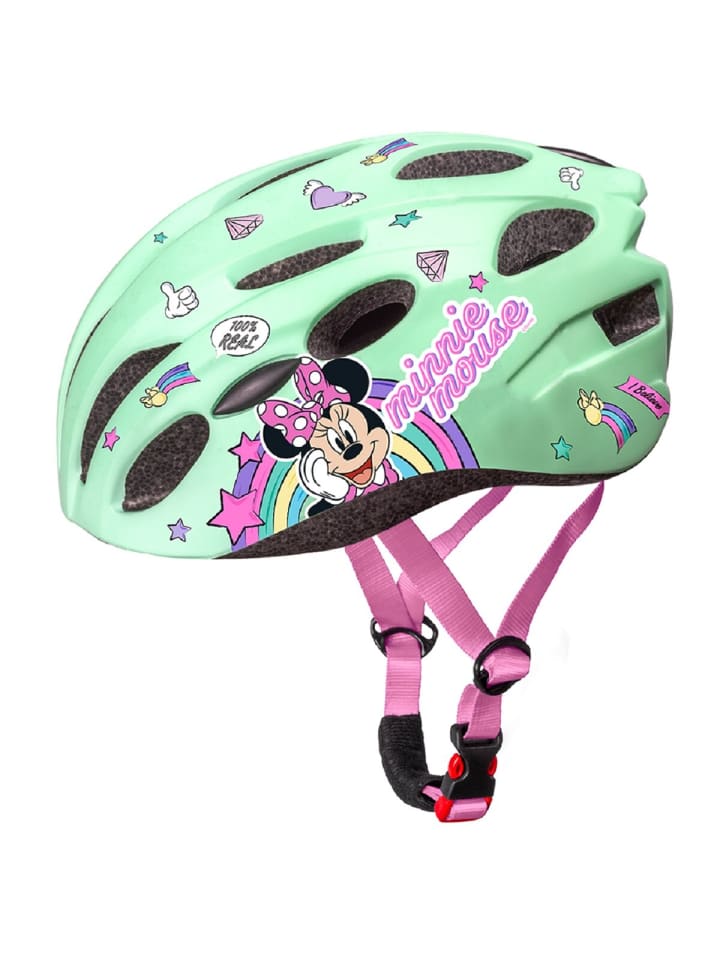

Disney Minnie Mouse Детский велосипедный шлем Minnie, легкий, безопасный, размер M (52-56 см), зеленый