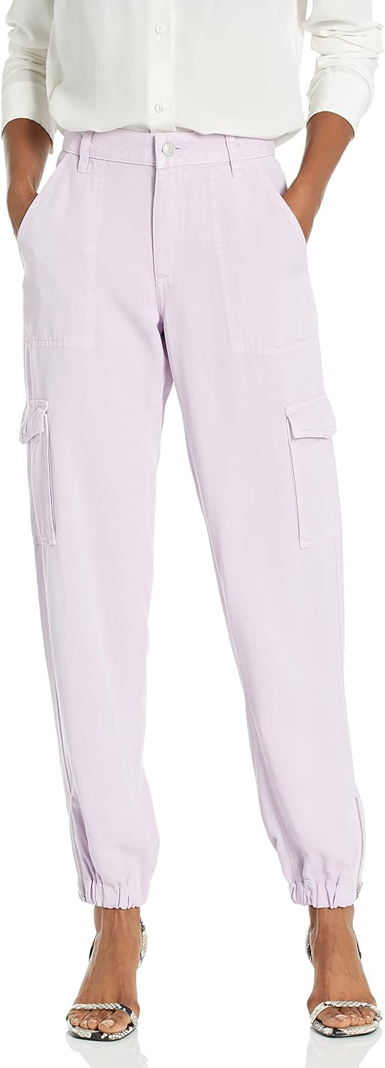 

Женские брюки-чиносы GUESS Bowie Straight Leg Cargo, Linen Lilac Multi