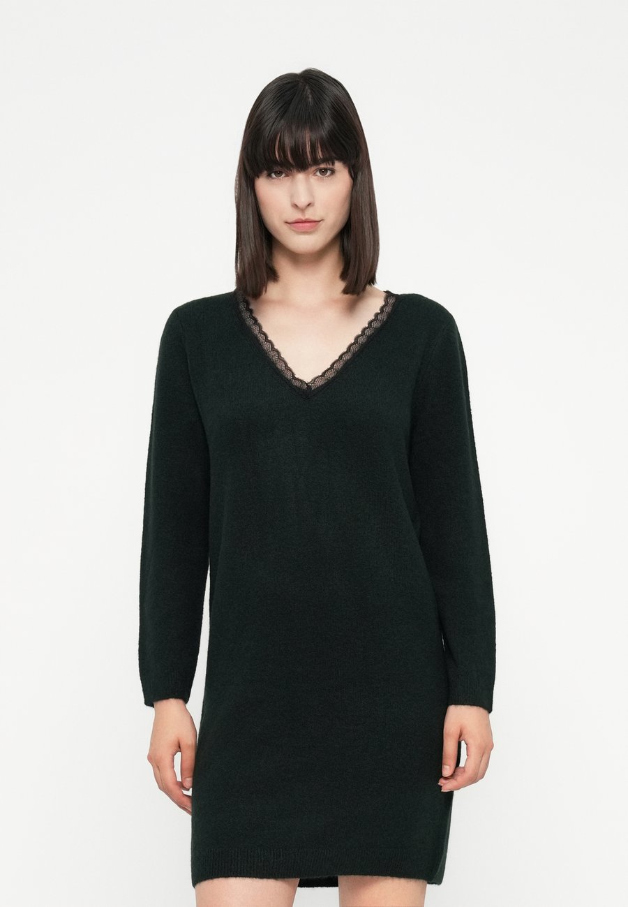 

Платье ONLY ONLTAMMY LS REVERS, Scarab/Black/Olive