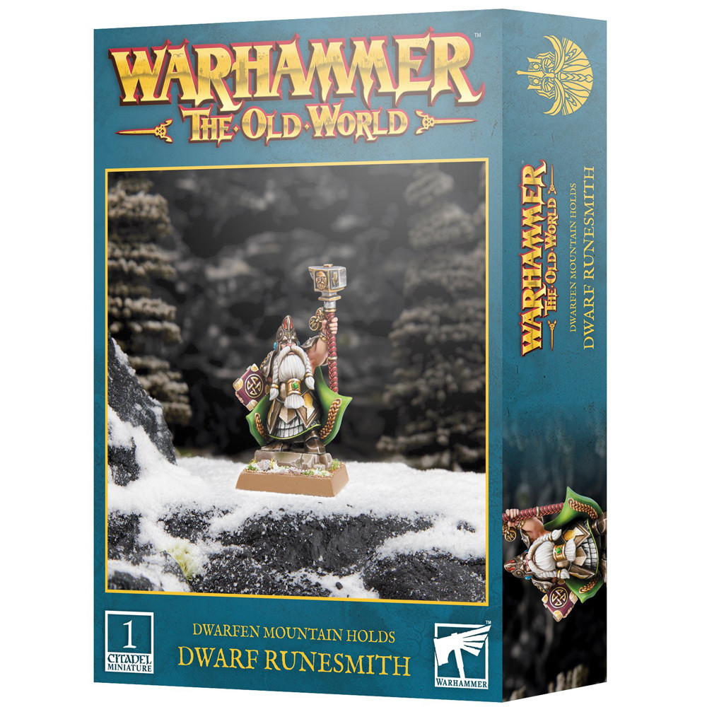 

Миниатюра Games Workshop Warhammer The Old World: Dwarfen Mountain Holds - Dwarf Runesmith