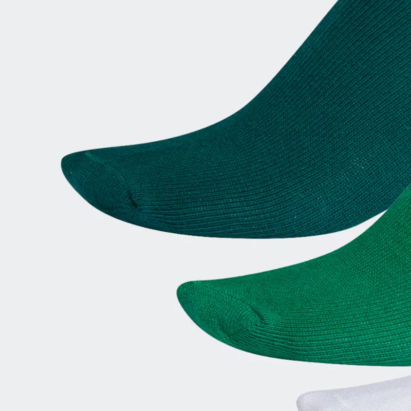 Носки гольф Adidas Originals 3 пары зеленые — фото 3