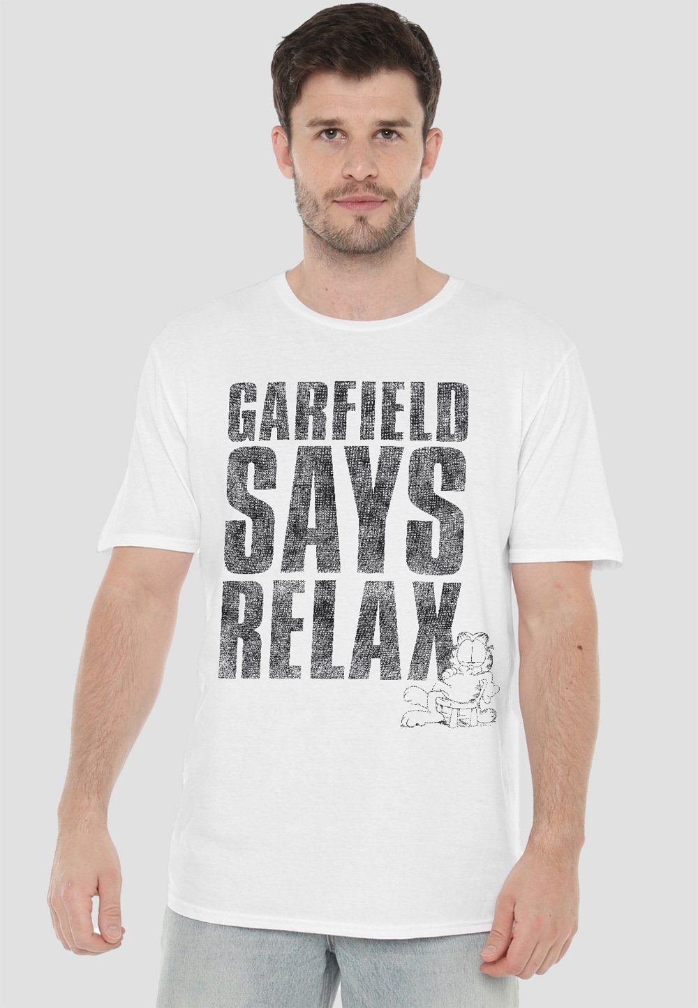 

Футболка с принтом GARFIELD RELAX Cotton Soul, белый