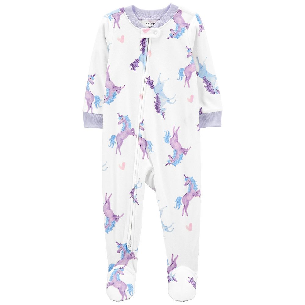 

Флисовая пижама Carter's Unicorn для маленьких девочек, 1 шт., пижама Footie, цвет Unicorn