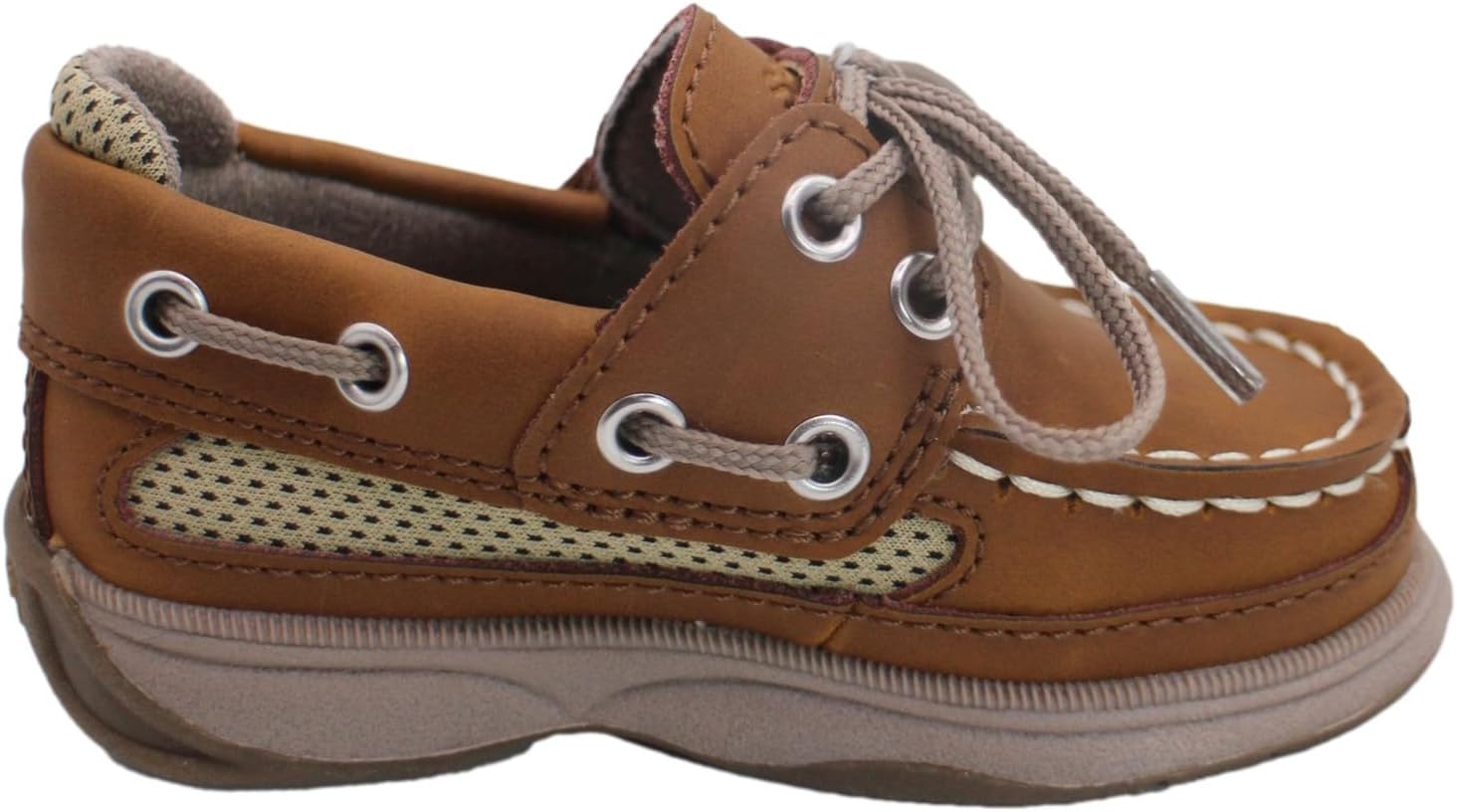 Детские ботинки Sperry Top-Sider Lanyard CB Boat Shoe, Toddler (1-4 Years) Dark Tan — фото 2