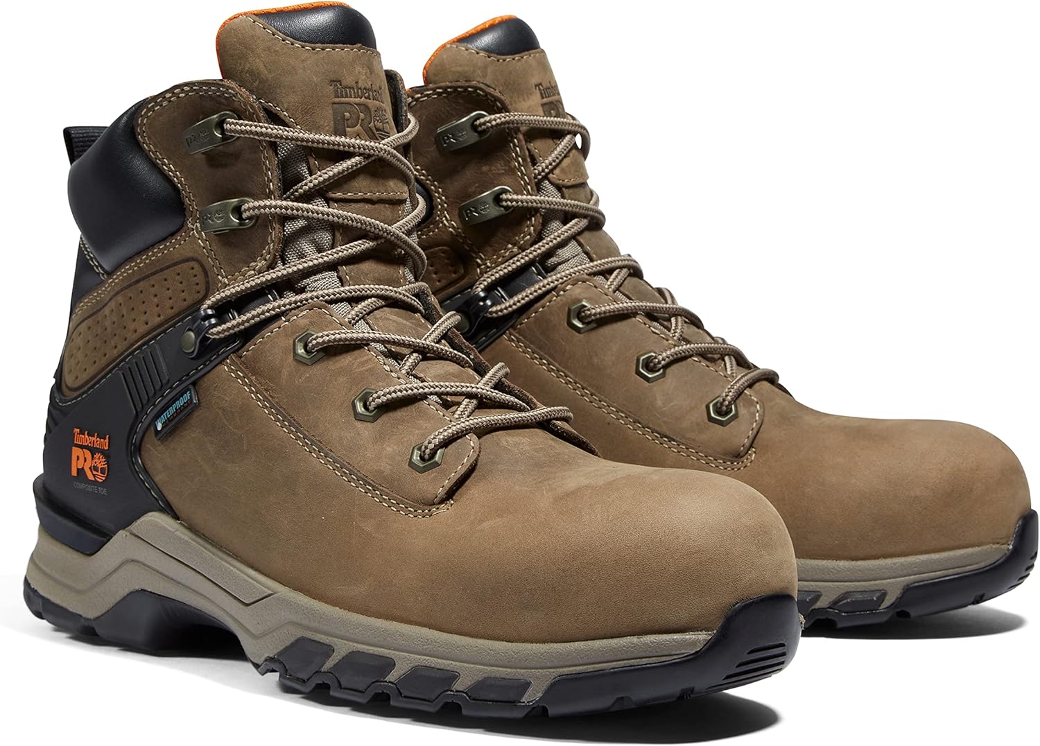Timberland PRO мужские Hypercharge 6 дюймовые Soft Toe водонепроницаемые рабочие ботинки, Turkish Coffee — фото 2