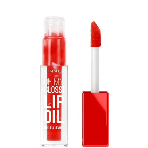 

О, мой блеск! масло для губ 6 мл Rimmel, цвет vivid red