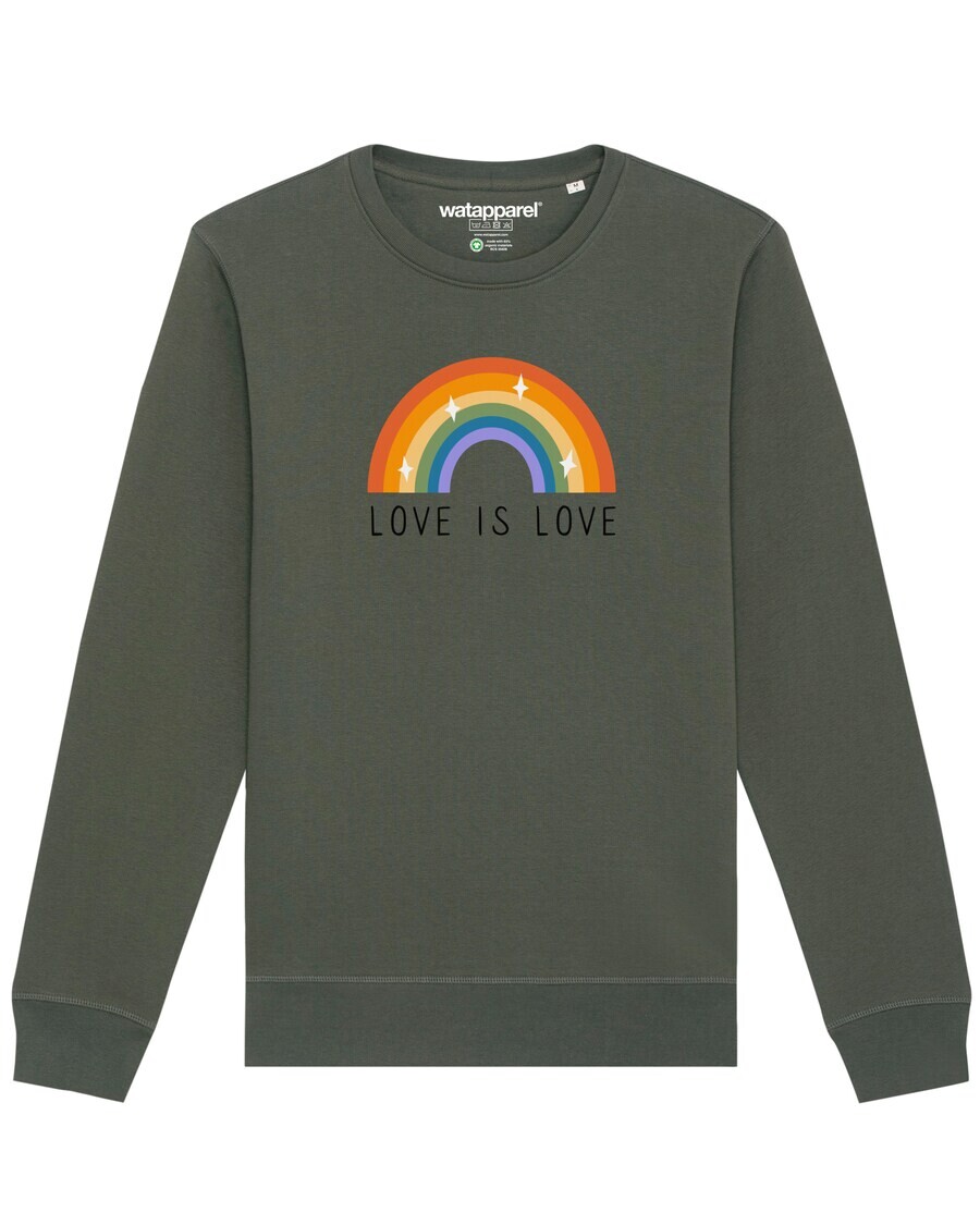 

Свитер Watapparel Sweatshirt Love is Love, зеленый