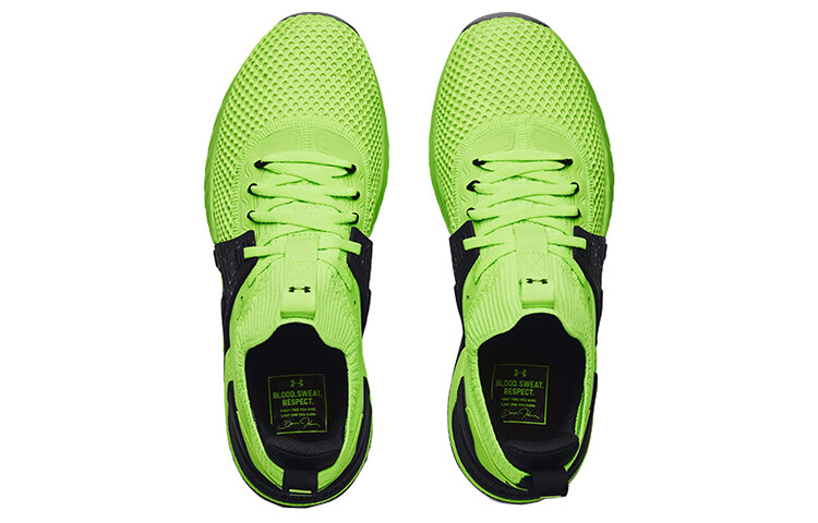 Кроссовки Project Rock 4 мужские низкие зеленые Under Armour — фото 4