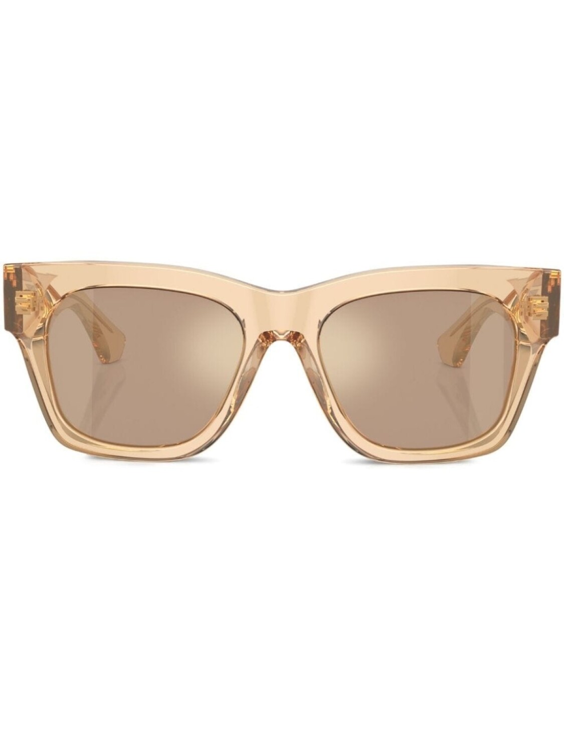 

Солнцезащитные очки трапециевидной формы Burberry Eyewear, бежевый