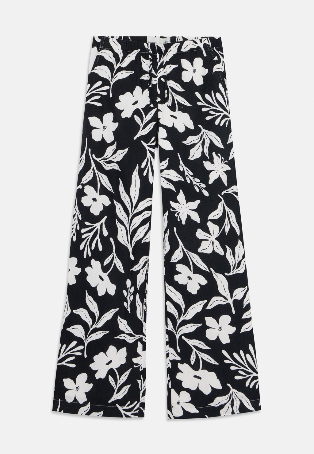 

Брюки PULL ON ULTRA WIDE LEG PANT Abercrombie & Fitch, черный