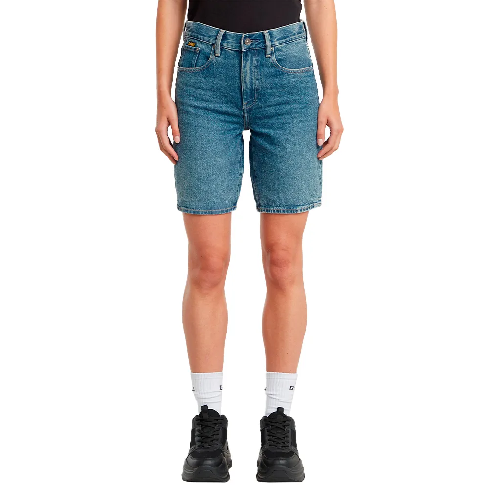

Шорты G-Star Viktoria Bermuda Clean Edge denim, синий