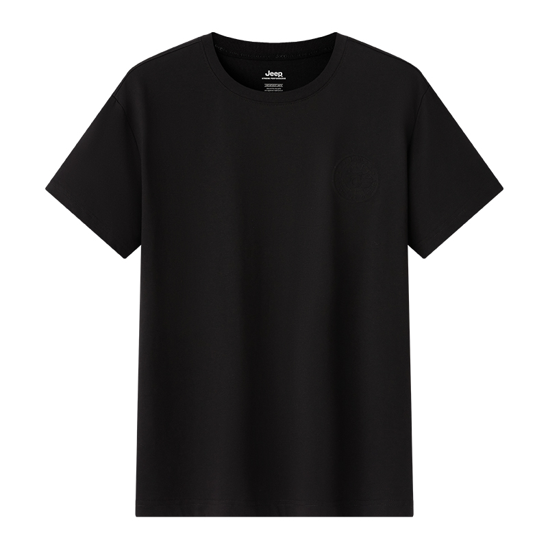 

Футболка с втачным рукавом Unisex Jeep, черный