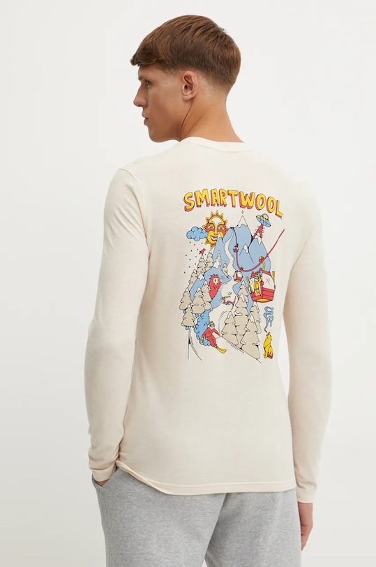

Спортивный лонгслив Ski Circus Smartwool, бежевый