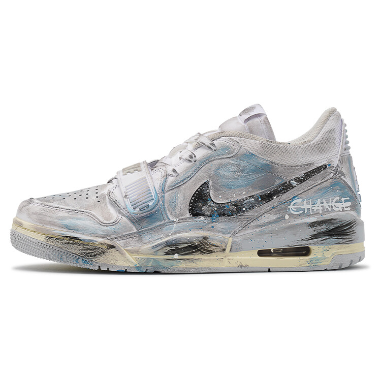

Кроссовки Jordan Legacy 312 Vintage Basketball Shoes Men Low-top Gray/Blue, серый/синий