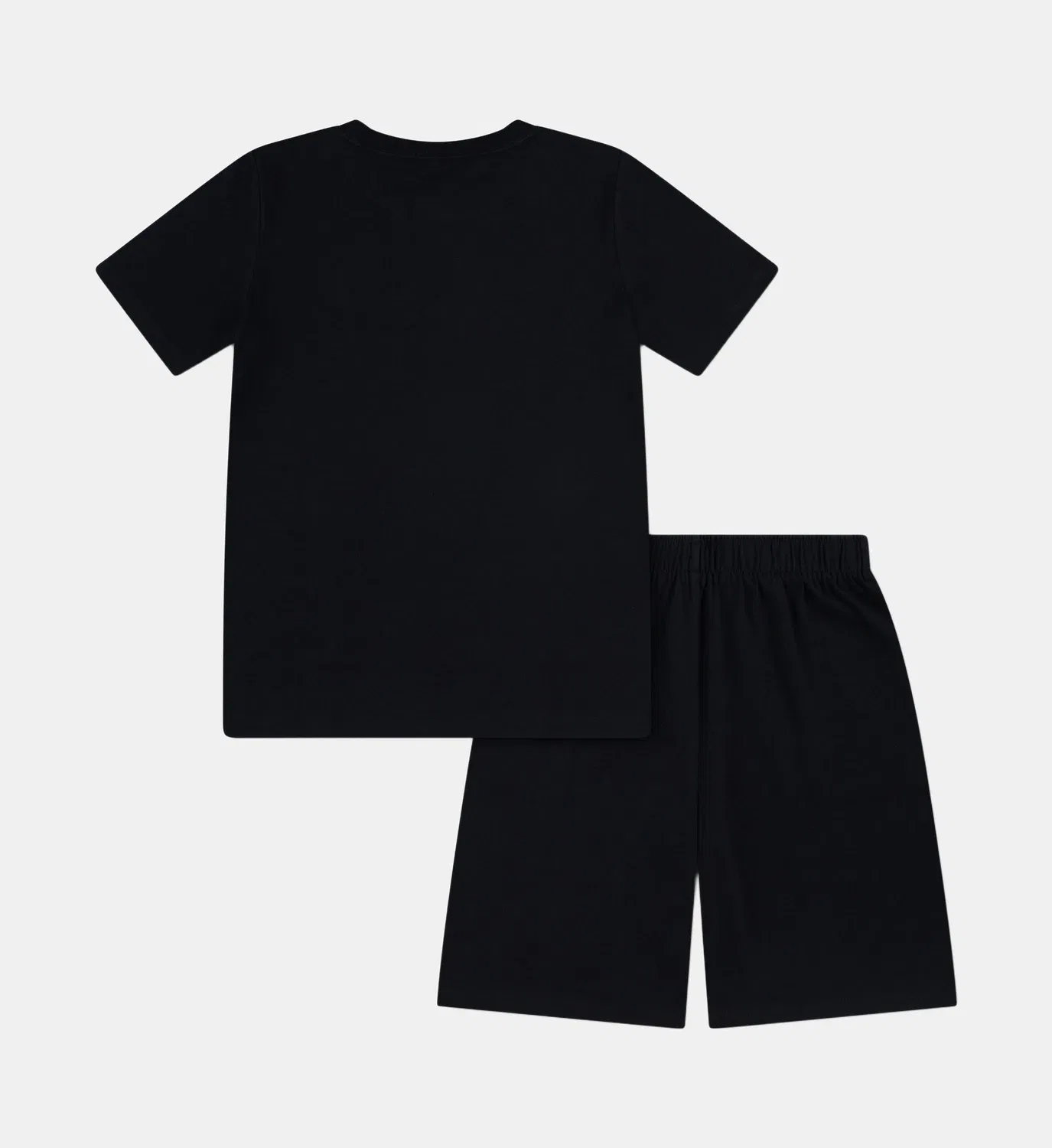 Фирменный короткий пижамный комплект Polo Ralph Lauren, черный — фото 2