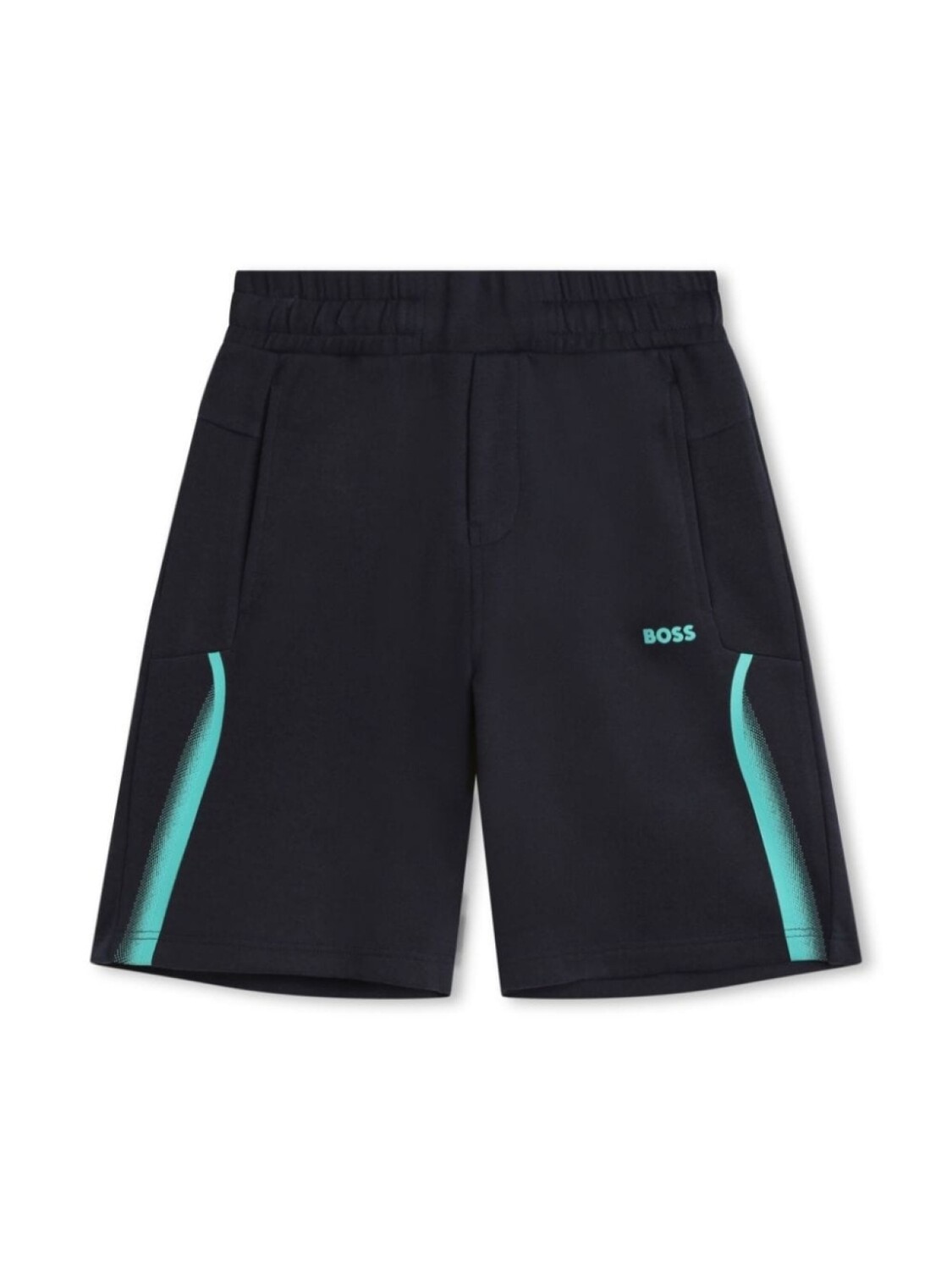 

BOSS Kidswear шорты из джерси с логотипом, черный