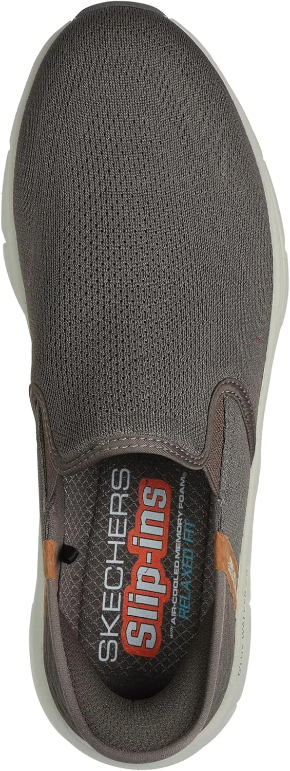 Мужские кроссовки Skechers D'lux Walker 2.0-Reeler, коричневый — фото 2