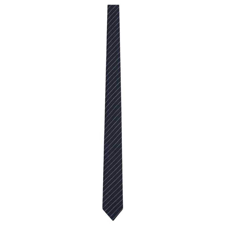 

THOM BROWNE Женский галстук из верджинской шерсти морской синий, Marine Blue