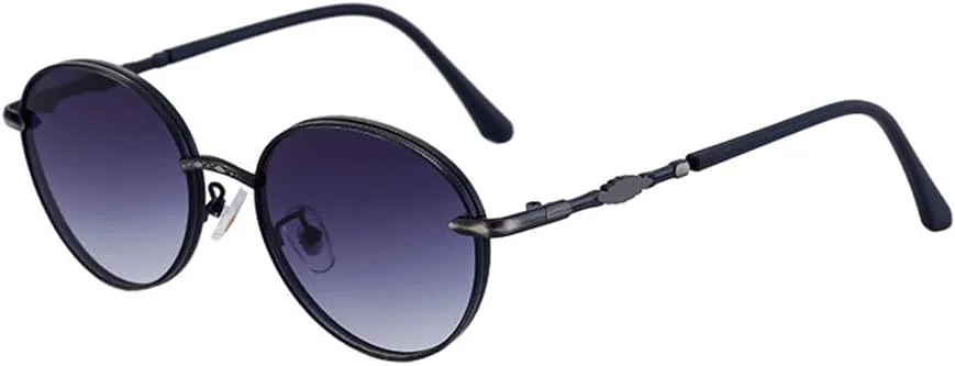 

Женские солнцезащитные очки LVTFCO в стиле ретро, ​​овальной формы, стимпанк, металлическая оправа, модный дизайн для уличных фотосессий, градиентная оправа, 1