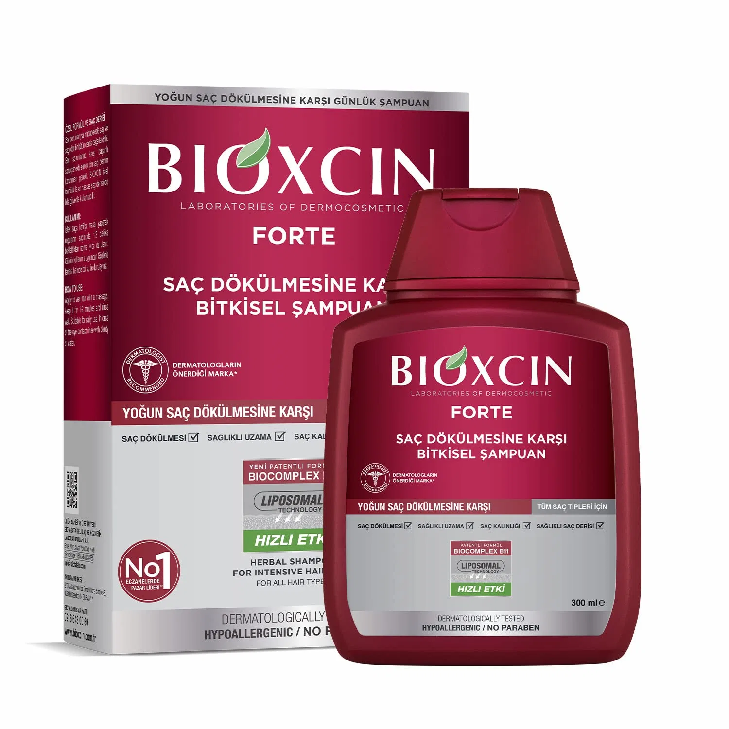 Шампунь BIOXCIN Forte против выпадения волос, 300 мл Bioxcin