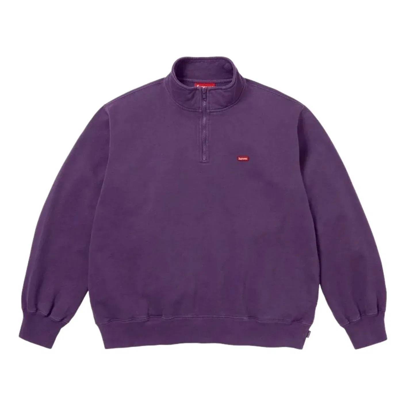 Пуловер Supreme SS26 Small Box Half Zip 'Dark Purple' SUP-SS26-200-PUR, фиолетовый