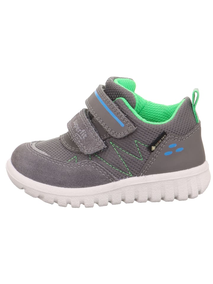 Superfit Sport7 Mini - первые кроссовки для ходьбы, светло-серый/светло-зеленый цвет — фото 3