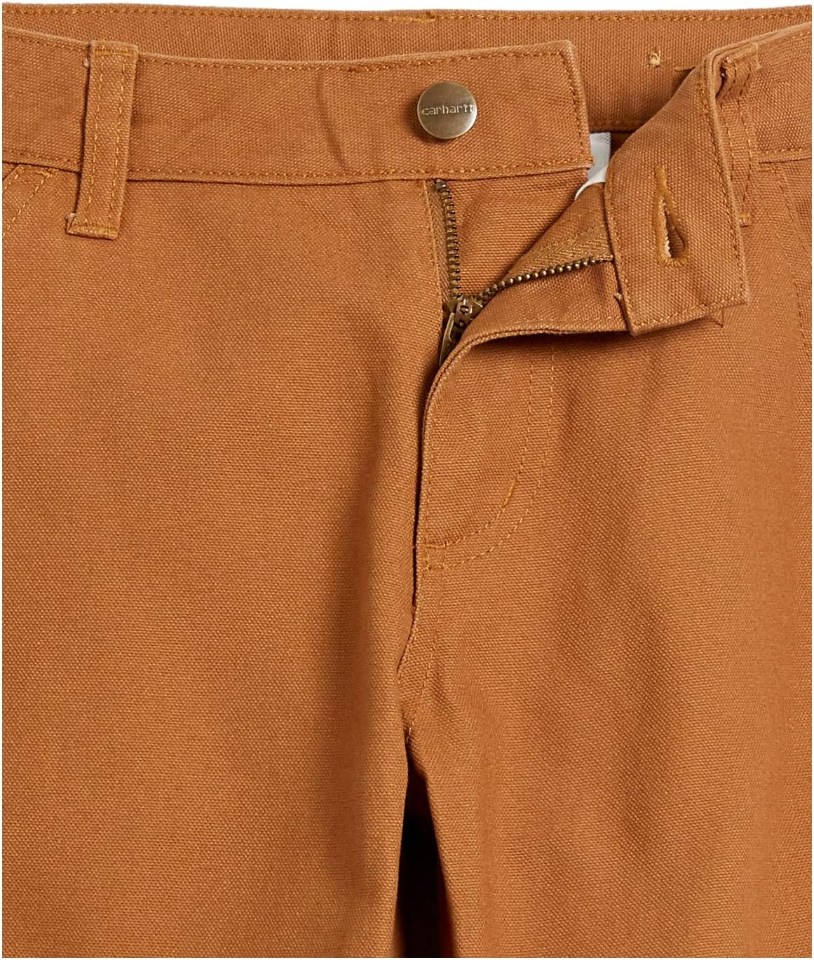 Выстиранные брюки-комбинезон Carhartt для мальчиков (на подкладке и без), Carhartt Brown — фото 3