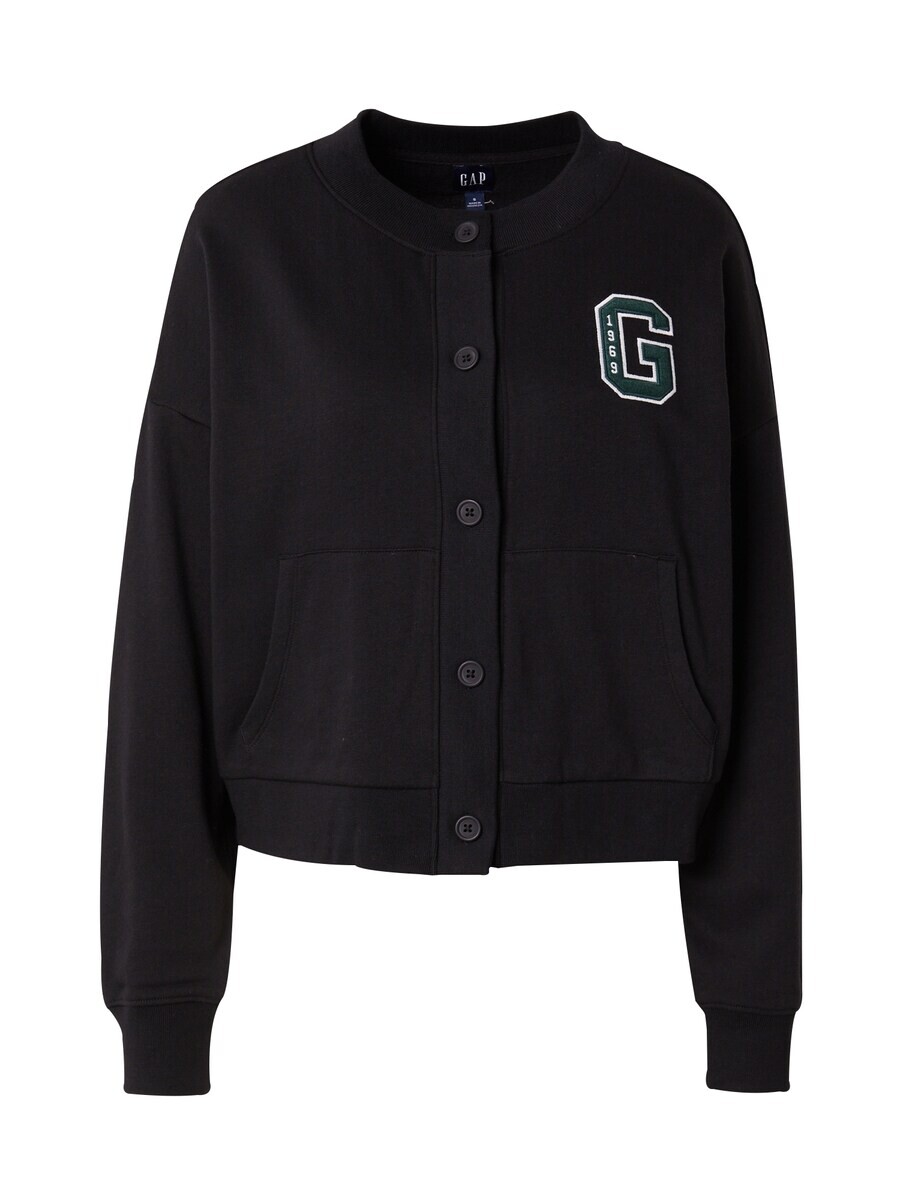 

Толстовка с капюшоном на молнии GAP Zip-Up Hoodie, черный