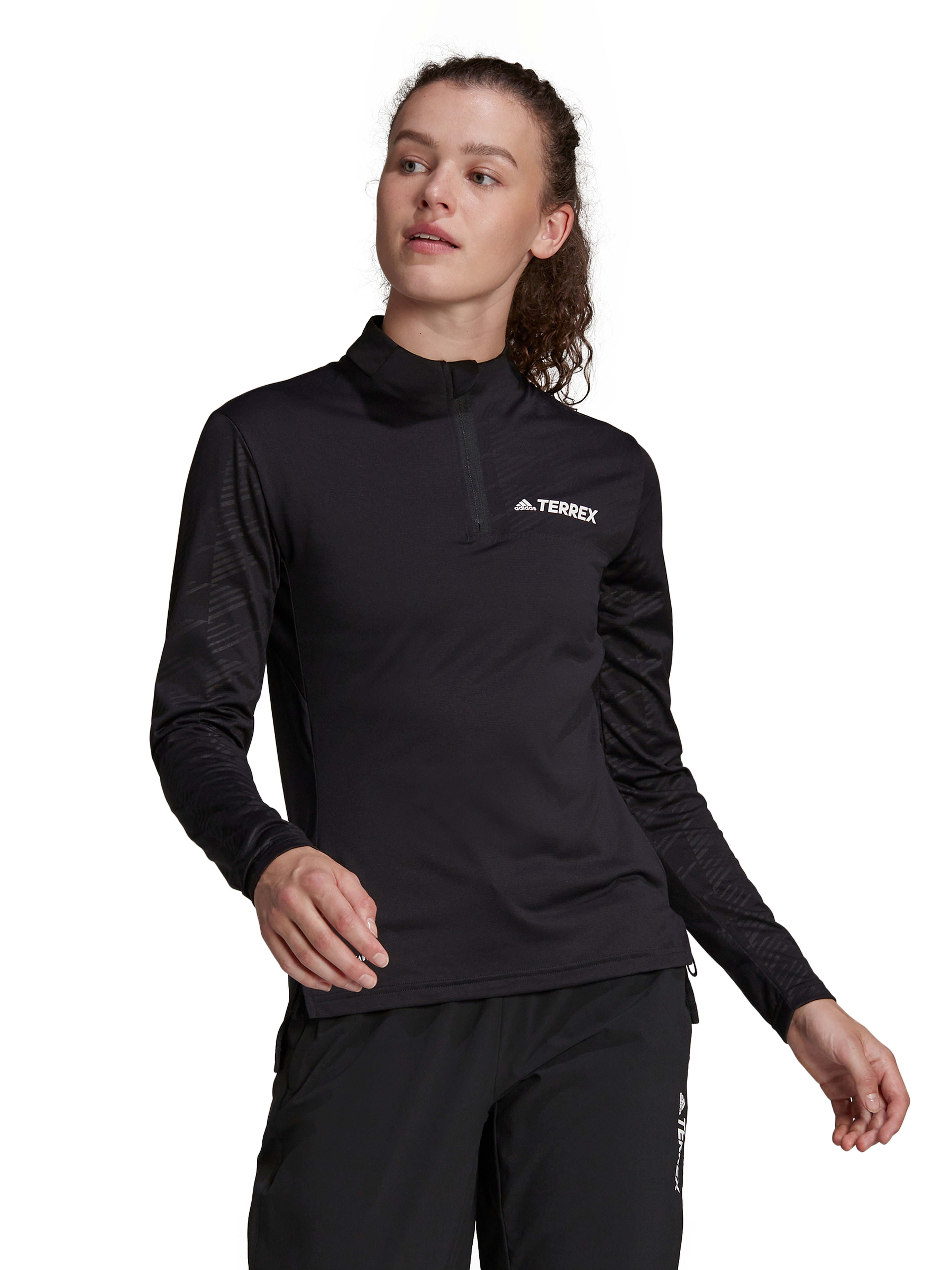 

Блуза Adidas Performance Terrex Multi Half-Zip Long-Sleeve Top, черный