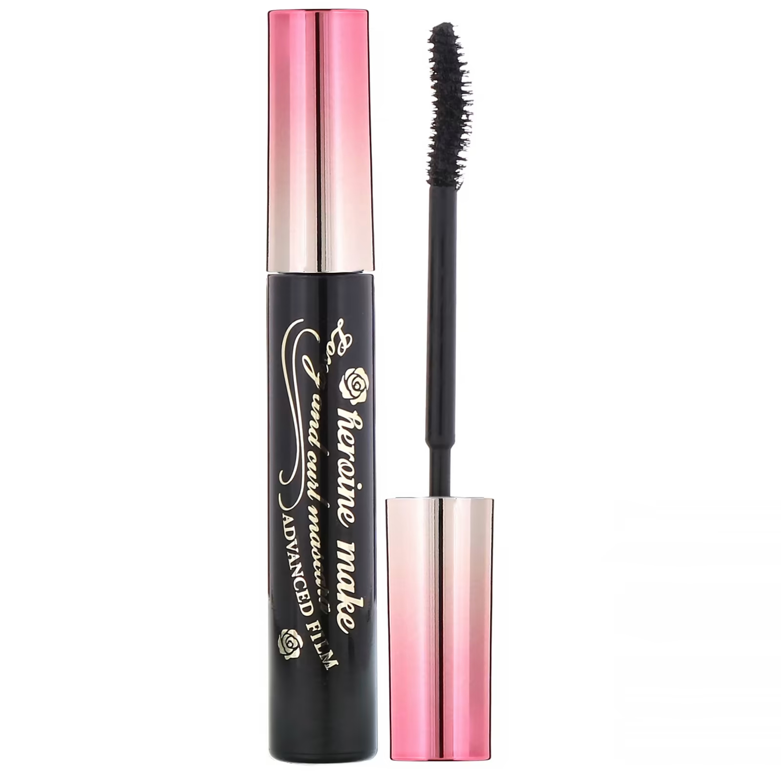 

Тушь для ресниц Heroine Make Long & Curl Mascara Advanced Film Smudge Proof Water #01 Jet Black, 0,21 унции (6 г) KissMe