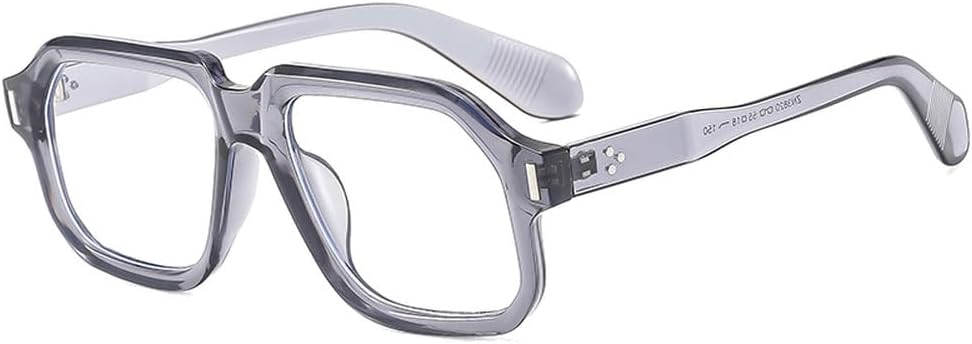 

Мужские солнцезащитные очки в стиле ретро для активного отдыха, желто-синие, с защитой от УФ-излучения UV400; женские солнцезащитные очки в стиле панк с заклепками HVTVTLA, Grey Clear