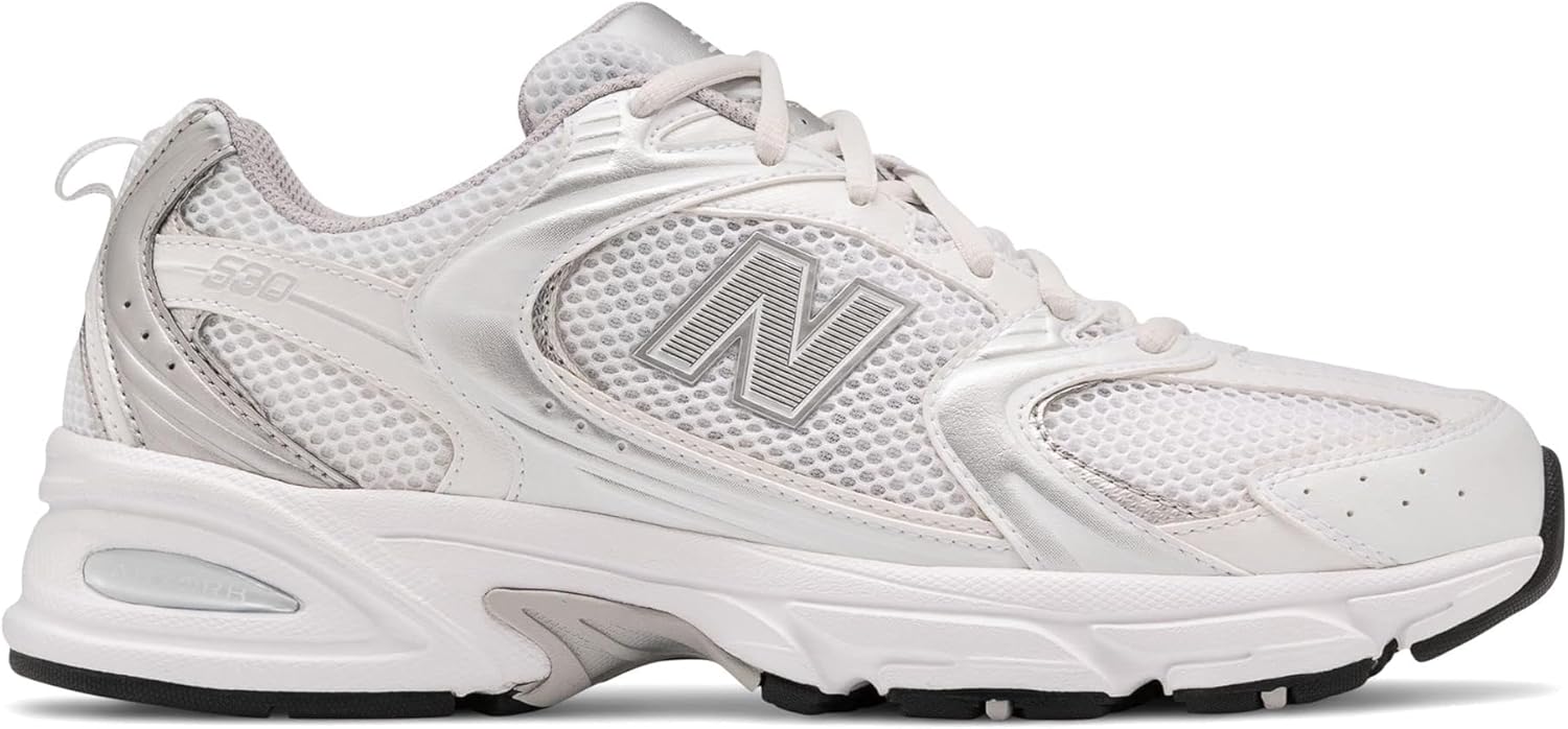 Кроссовки New Balance мужские/женские Оксфорды, White/Natural Indigo — фото 2