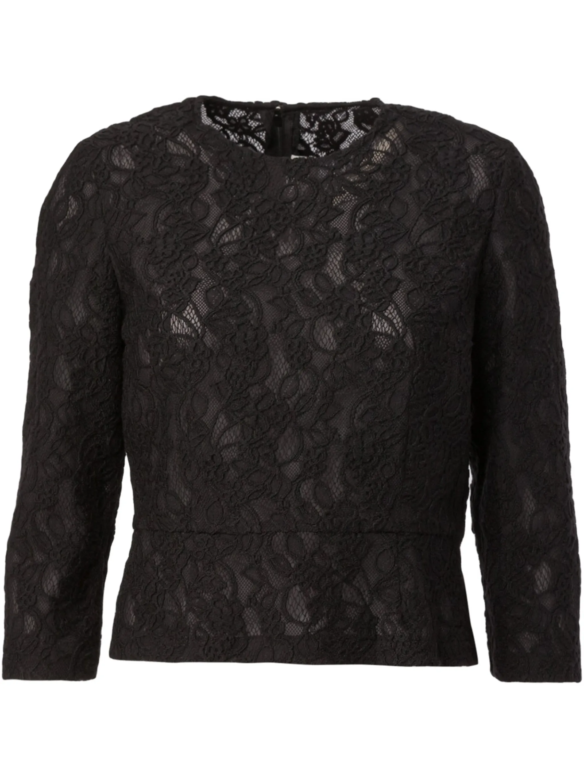 

Кружевная блузка Comme Des Garçons, черный