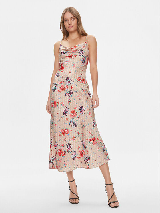 

Коктейльное платье стандартного кроя Guess, красный