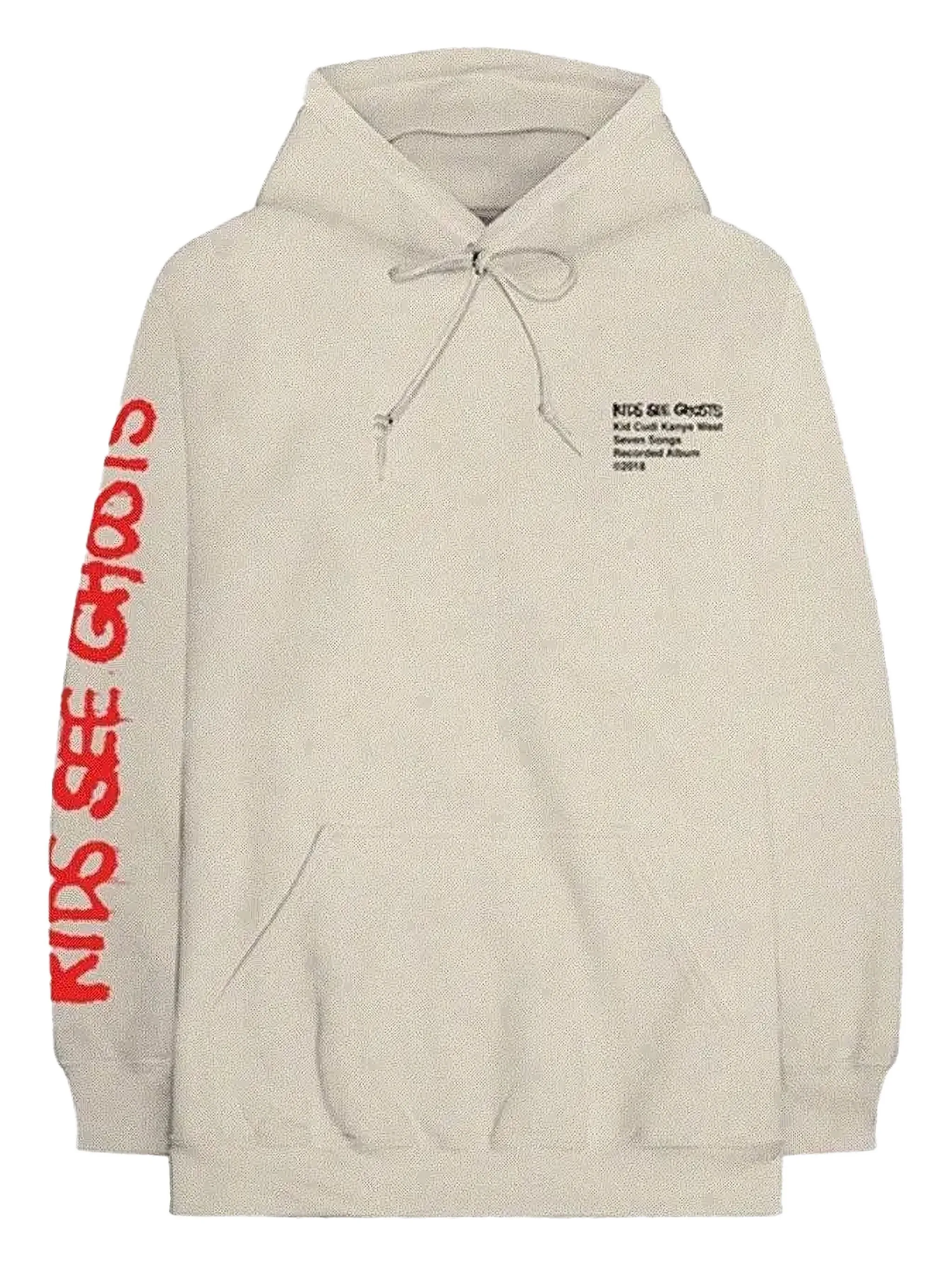 

Свитер с графичным принтом Kanye West, бежевый