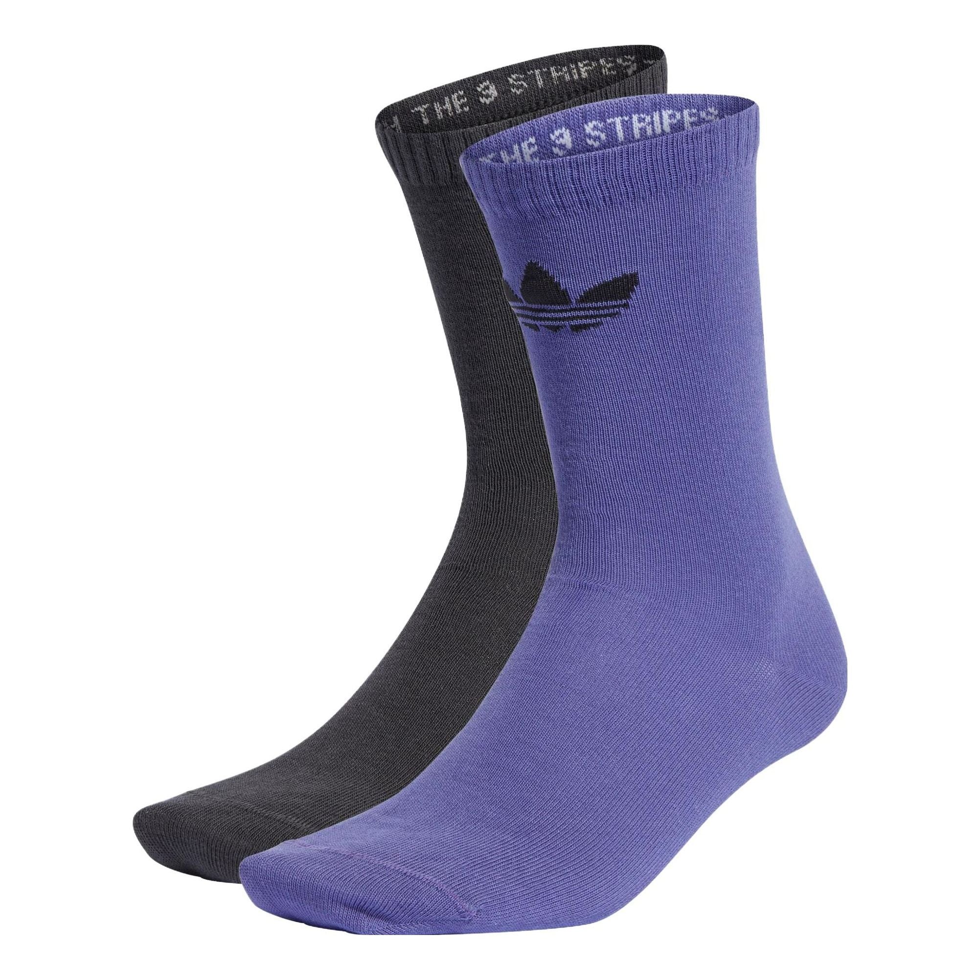 

Носки adidas Crew Socks 2 Pairs 'Grey Purple' IL9608, разноцветный