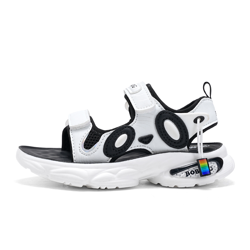 

Детские сандалии BOBDOG, черный/белый