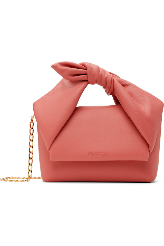 

Маленькая сумка для лука Twister Jw Anderson, цвет bubblegum