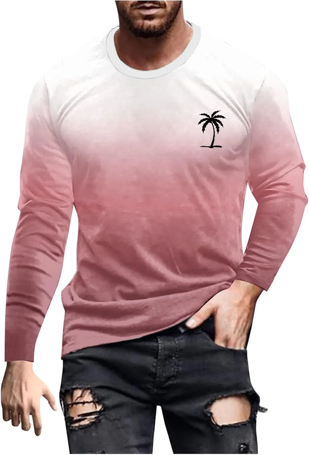 

Футболка Muscularfit с принтом пальмы