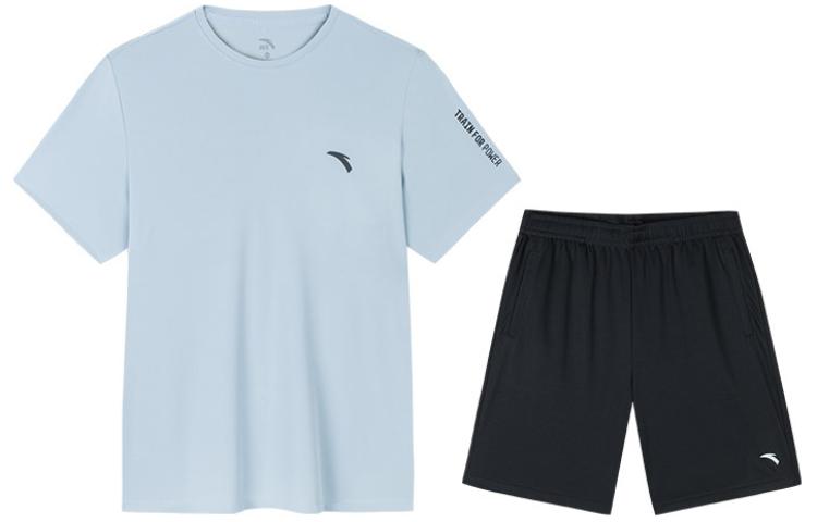 

Anta Variety Training Collection Повседневная спортивная одежда для мужских занятий Расправь крылья синий Комплект (Парящий синий)