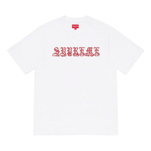 

Футболка Supreme SS21 Week 8 Old English Rhinestone S, мультиколор